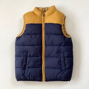 Janie and Jack Reversible Puffer Vest